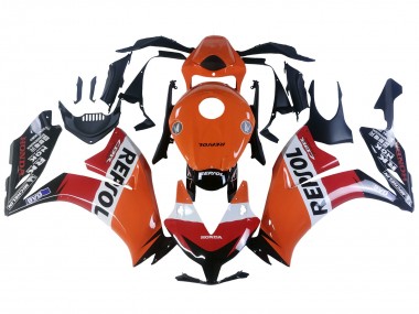 Acheter Carénages Moto Honda CBR1000RR 2012-2016 - Orange Blanc Rouge Repsol