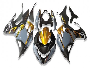Acheter Carénages Moto Kawasaki EX400 2018-2024 - Or Nardo Gris Noir