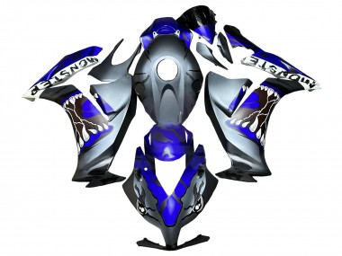 Acheter Carénages Moto Honda CBR1000RR 2012-2016 - Bleu Gris Noir Mat Requin