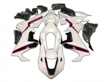 Acheter Carénage Moto Honda CBR1000RR 2017-2023 - Blanc Rose Noir Brillant