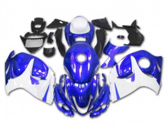 Carénages Moto Suzuki GSXR 1300 Hayabusa 2008-2020 - Bleu Blanc