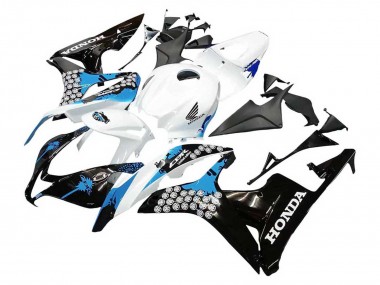 Acheter Carénages Moto Honda CBR600RR 2007-2008 - Blanc Bleu Clair Noir Brillant