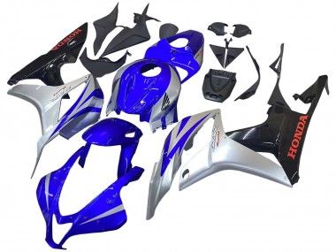 Acheter Carénages Moto Honda CBR600RR 2007-2008 - Argent Bleu Noir Brillant Courses