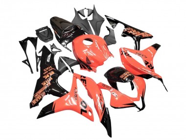 Acheter Carénages Moto Honda CBR600RR 2007-2008 - Orange Noir Brillant Repsol