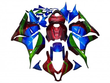 Acheter Carénages Moto Honda CBR600RR 2009-2012 - Bleu Rouge Vert