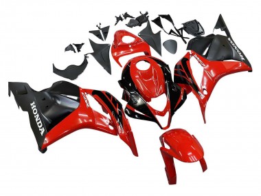 Acheter Carénages Moto Honda CBR600RR 2009-2012 - Rouge Noir Brillant Noir Mat Bande