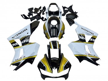 Acheter Carénages Moto Honda CBR600RR 2013-2023 - Blanc Or Noir Brillant Repsol