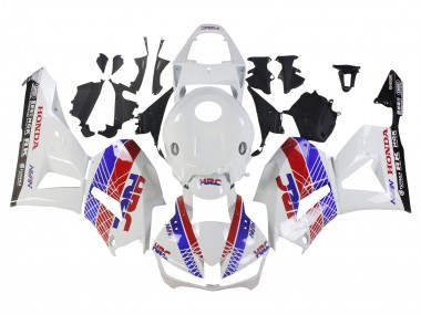 Acheter Carénage Moto Honda CBR600RR 2013-2023 - Blanc Rouge Bleu HRC