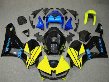 Acheter Carénages Moto Honda CBR600RR 2013-2023 - Bleu Jaune Noir Brillant