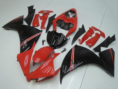 Acheter Carénages Moto Yamaha YZF R1 2012-2014 - Rouge Noir Brillant
