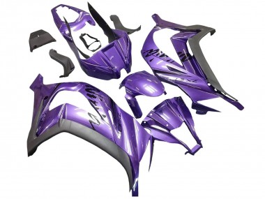 Acheter Carénage Moto Kawasaki ZX10R 2011-2015 - Violet Noir Mat
