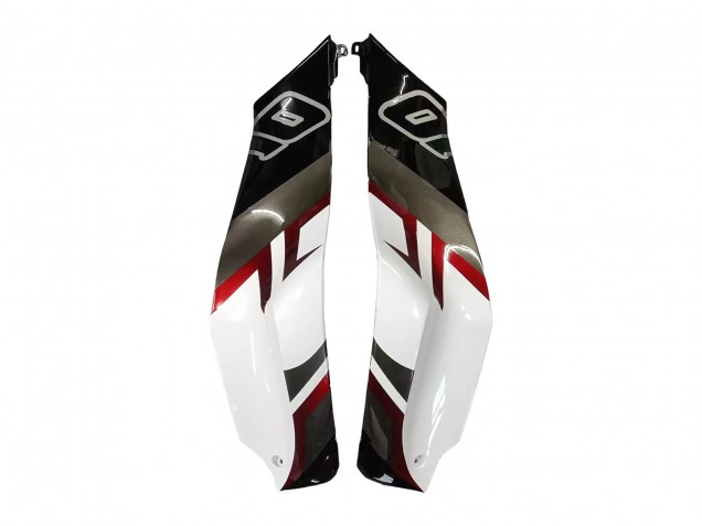 Carénages Moto Kawasaki ZX10R 2011-2015 - Blanc Noir Brillant Noir Mat Rouge