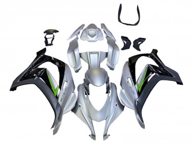 Acheter Carénage Moto Kawasaki ZX10R 2016-2020 - Argent Vert Noir