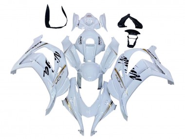 Acheter Carénages Moto Kawasaki ZX10R 2016-2020 - Blanc Or Noir