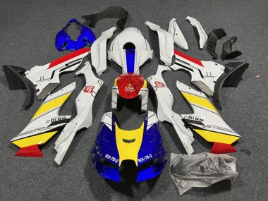 Acheter Carénages Moto Kawasaki ZX10R 2021-2025 - Blanc Bleu Rouge Jaune