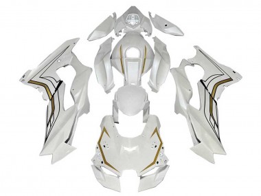 Acheter Carénages Moto Kawasaki ZX10R 2021-2025 - Blanc Or