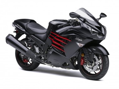 Acheter Carénages Moto Kawasaki ZX14R ZZR1400 2012-2024 - Noir Mat Rouge Blanc Ninja