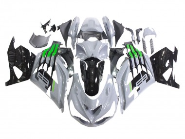 Acheter Carénages Moto Kawasaki ZX14R ZZR1400 2012-2024 - Gris Vert Noir