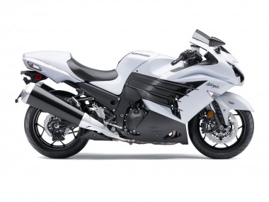 Acheter Carénages Moto Kawasaki ZX14R ZZR1400 2012-2024 - Blanc Noir Mat
