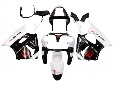 Acheter Carénages Moto Kawasaki ZX6R 2000-2002 - Blanc Noir Rouge Monstre