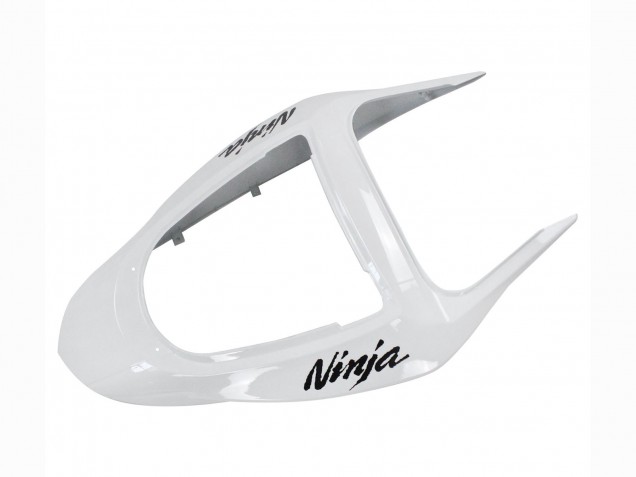 Carénages Moto Kawasaki ZX6R 2003-2004 - Blanc Noir Décalque