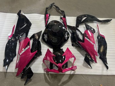 Acheter Carénages Moto Kawasaki ZX6R 2019-2022 - Noir Brillant Rose Ninja