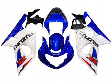 Acheter Carénages Moto Suzuki GSXR1000 2000-2002 - Blanc Bleu Rouge