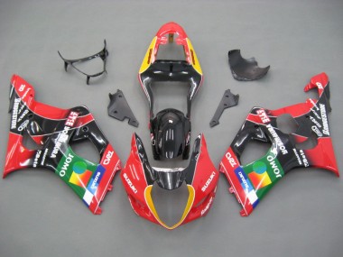 Acheter Carénages Moto Suzuki GSXR 1000 2003-2004 - Rouge Jaune Bleu Vert Noir JOMO
