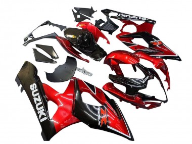 Acheter Carénages Moto Suzuki GSXR 1000 2005-2006 - Rouge Noir Brillant