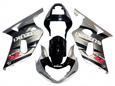 Acheter Carénage Moto Suzuki GSXR 600 / GSXR 750 2001-2003 - Argent Noir Brillant Rouge