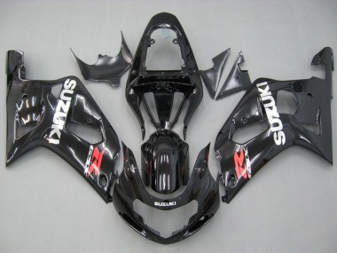 Acheter Carénages Moto Suzuki GSXR 600 / GSXR 750 2001-2003 - Noir Brillant Rouge Blanc