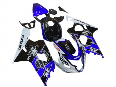 Acheter Carénage Moto Suzuki GSXR 600 / GSXR 750 2004-2005 - Blanc Bleu Noir Corona Motul