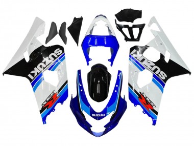 Acheter Carénage Moto Suzuki GSXR 600 / GSXR 750 2004-2005 - Blanc Bleu Noir Rouge