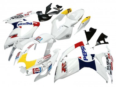 Acheter Carénages Moto Suzuki GSXR 600 / GSXR 750 2006-2007 - Blanc Rouge Jaune Motul