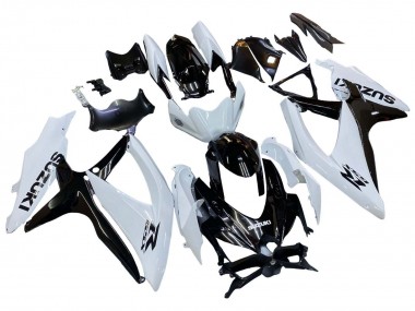Acheter Carénage Moto Suzuki GSXR 600 / GSXR 750 2008-2010 - Blanc Noir