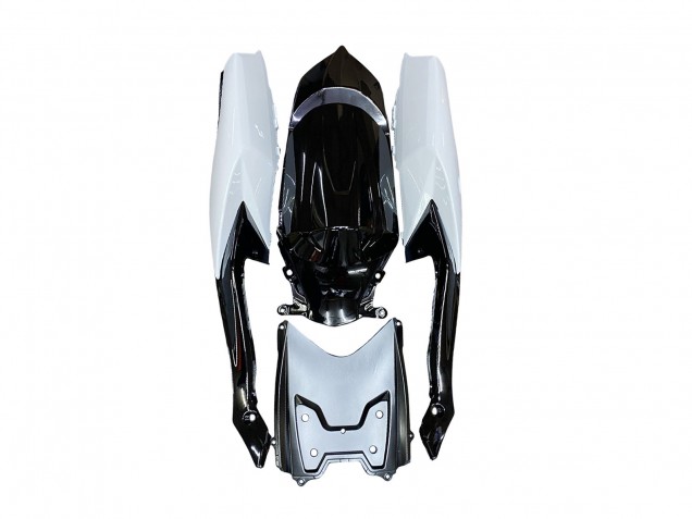 Carénage Moto Suzuki GSXR 600 / GSXR 750 2008-2010 - Blanc Noir