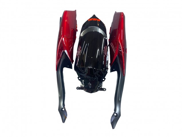 Carénage Moto Suzuki GSXR 600 / GSXR 750 2008-2010 - Rouge Noir Brillant