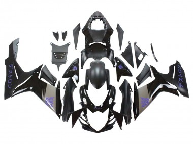 Acheter Carénages Moto Suzuki GSXR 600 / GSXR 750 2011-2024 - Noir Mat Gris Violet