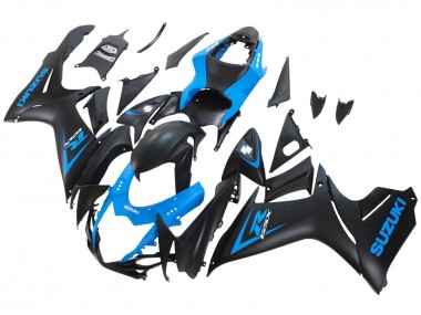 Acheter Carénage Moto Suzuki GSXR 600 / GSXR 750 2011-2024 - Bleu Noir Mat