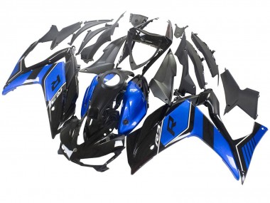 Acheter Carénage Moto Yamaha YZF R3/R25 2015-2018 - Bleu Noir Brillant