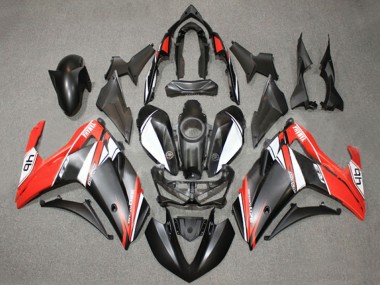 Acheter Carénages Moto Yamaha YZF R3/R25 2015-2018 - Blanc Rouge Noir Mat 46