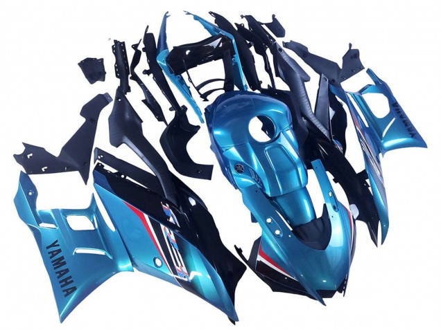 Carénage Moto Yamaha YZF R3/R25 2019-2021 - Bleu Noir