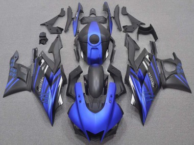 Acheter Carénages Moto Yamaha YZF R3/R25 2019-2021 - Bleu Noir Mat Monstre