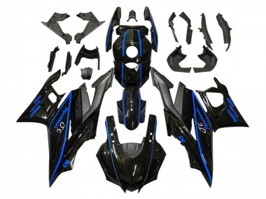 Acheter Carénages Moto Yamaha YZF R3/R25 2019-2021 - Noir Brillant Bleu Noir Mat