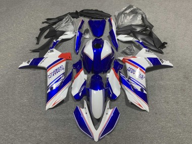 Acheter Carénages Moto Yamaha YZF R3/R25 2022-2024 - Bleu Blanc Rouge Semakin Didepan