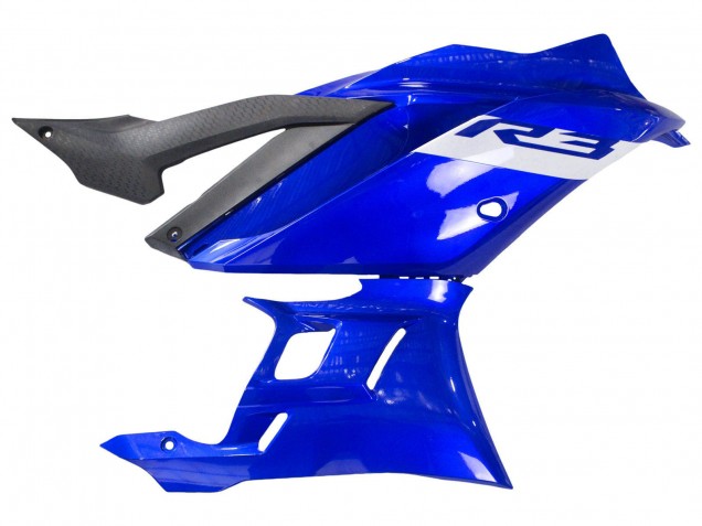 Carénages Moto Yamaha YZF R3/R25 2022-2024 - Bleu Blanc Noir Mat