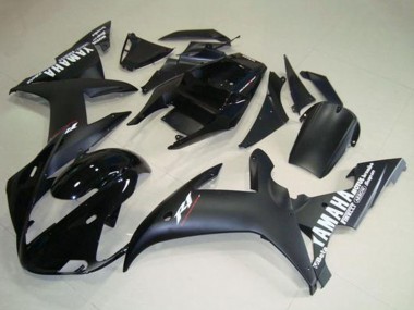 Acheter Carénages Moto Yamaha YZF R1 2002-2003 - Noir Brillant Noir Mat Blanc Décalque