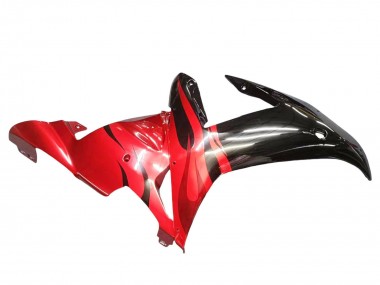 Acheter Carénages Moto Yamaha YZF 1000 R1 2002-2003 - Noir Brillant Rouge Flamme