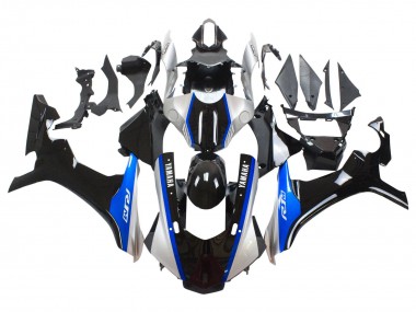 Acheter Carénages Moto Yamaha YZF 1000 R1 2015-2019 - Argent Bleu Noir Brillant