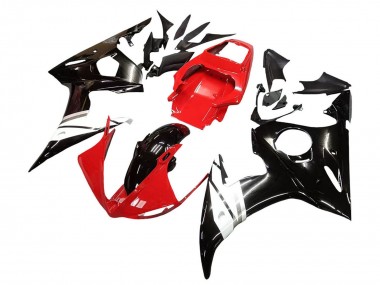 Acheter Carénages Moto Yamaha YZF R6S 2006-2009 - Rouge Blanc Noir Brillant